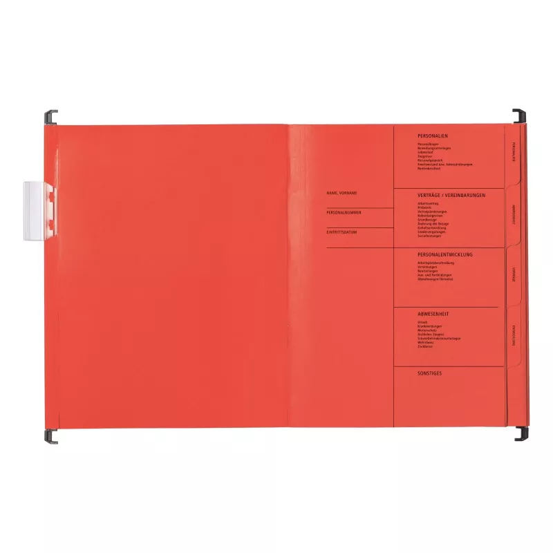 PAGNA 44105-01 Ordner konventionell - A4 - Karton - Rot - 3 Klappen - 245
