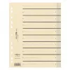 PAGNA Trennblätter A4 Karton Beige 100 Stück ungelocht 180 g/m² 44063-09