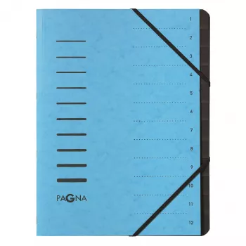 Pagna 40059-18 A4 Blau Sammelmappe mit Gummizug 245 mm 5 mm 320 mm
