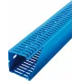 LICATEC Klemmen-Sicherheits-Verdrahtungskanal Blau RAL 5015 100x80mm 7534-1