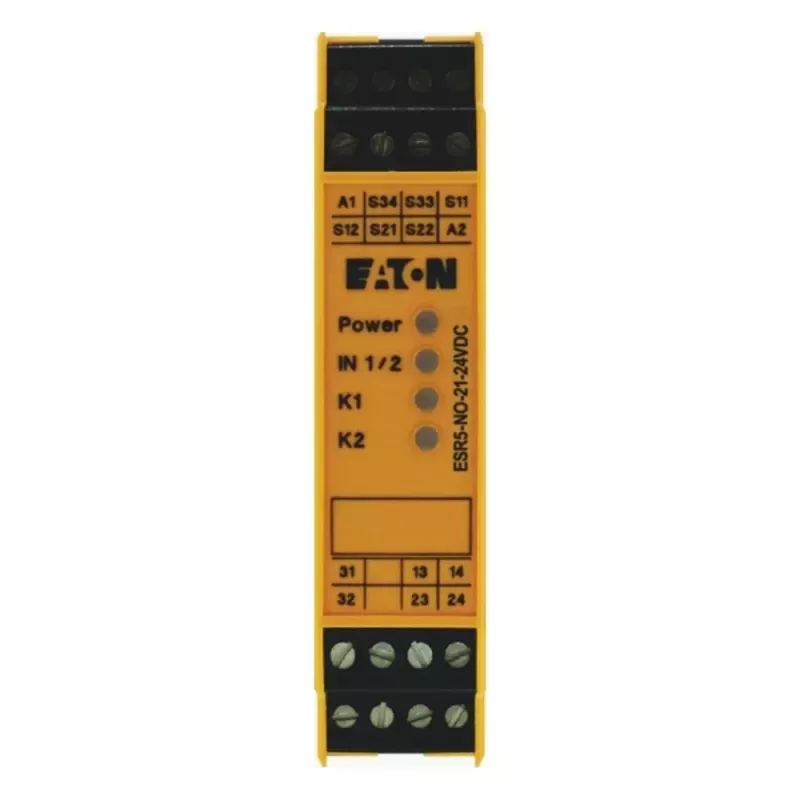 EATON ESR5-NO-21-24VDC Sicherheitsrelais Not-Halt 24V DC 2NO+1NC DIN-Schiene