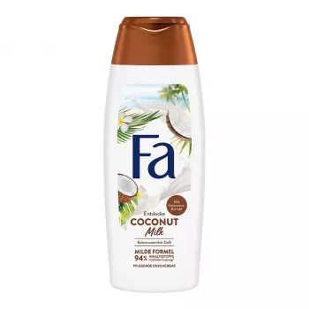 Fa Coconut Milk Duschcreme 250 ml - Nährende Duschcreme mit Kokosöl & Milchproteinen
