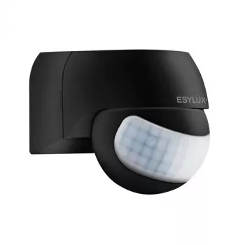 ESYLUX MD 180 Basic Wired PIR Motion Detector 180° 12m Black IP44 2,5m