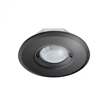ESYLUX PD-FLAT 360i/8 RB Deckenbündiger Bewegungsmelder, Schwarz, 360°, 8 m Reichweite