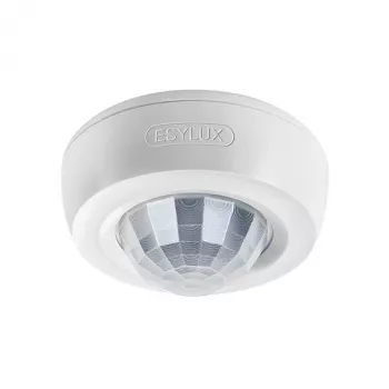 ESYLUX Decken-Präsenzmelder 360° Aufputzmontage 24m Nulldurchgangsschaltung PD 360/24