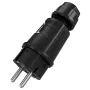 Mennekes SCHUKO-Stecker Schwarz 2P+PE IP54 (152072)