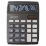Genie 840 BK Desktop-Rechner - 10-stellig - neigbares Display - Dual Power (Solar & Batterie) - Schwarz/Grau