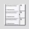 Siedle TM 612-3 W Rufknopf-Modul - Weiß - 3 Tasten - Vario-Serie