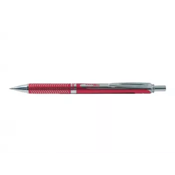 Pentel EnerGel Sterling BL407B Liquid Gel Ink Rollerball Pen, 0,7 mm, Schwarz, nachziehbar, Metallgehäuse