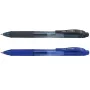Pentel EnerGel-X BL107 Gel-Rollerballstift 0,35 mm extrafein, gemischte Tintenfarben, 4er-Pack