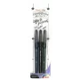 Pentel Arts Sign Pen Brush Kalligrafie-Pinselstift-Set Schwarz 3er-Pack
