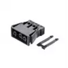 Bachmann Einbausteckdose Schwarz 375.507