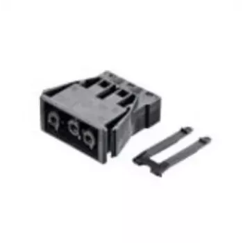 Bachmann Einbausteckdose Schwarz 375.507
