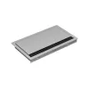 Bachmann CONI COVER short - Einbau-Steckdosenleiste mit 3 Schuko-Steckdosen, 2m Kabel, Schwarz