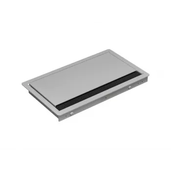 Bachmann CONI COVER short - Einbau-Steckdosenleiste mit 3 Schuko-Steckdosen, 2m Kabel, Schwarz