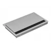 Bachmann CONI COVER short - Einbau-Steckdosenleiste mit 3 Schuko-Steckdosen, 2m Kabel, Schwarz