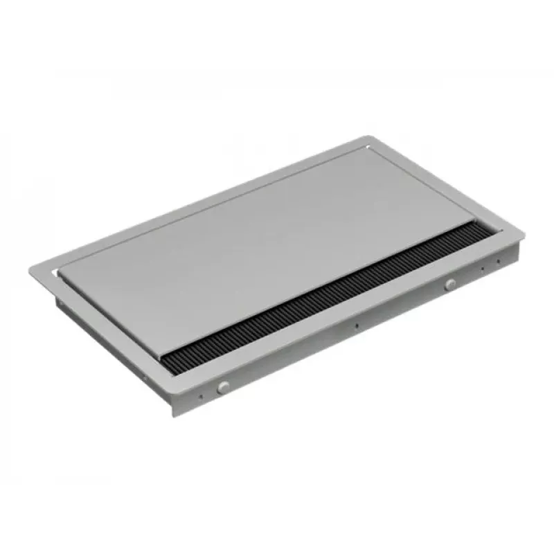 Bachmann CONI COVER short - Einbau-Steckdosenleiste mit 3 Schuko-Steckdosen, 2m Kabel, Schwarz