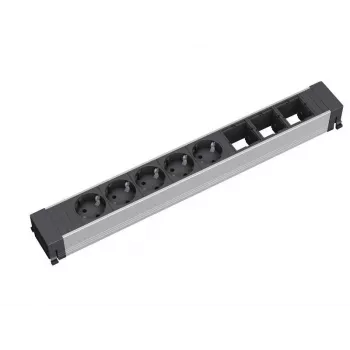 Bachmann CONFERENCE Power Input Module mit Wieland GST18i3 Stecker, Schwarz