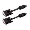 Bachmann DVI-D Single Link Kabel - DVI-D (18+1 Pin) Stecker zu DVI-D (18+1 Pin) Stecker - 5 m - Schwarz