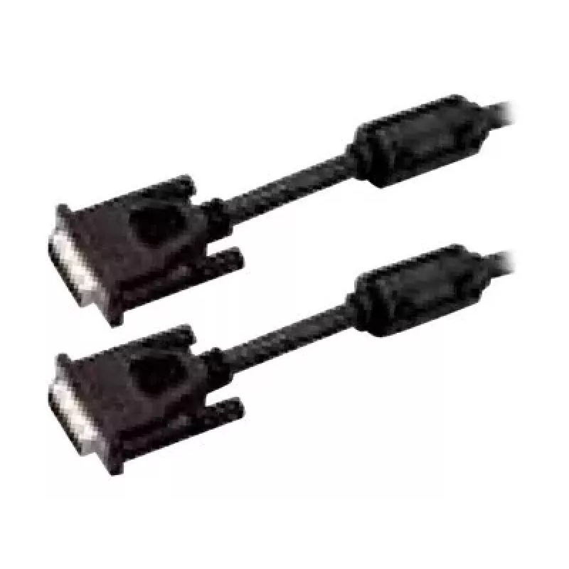 Bachmann DVI-D Single Link Kabel - DVI-D (18+1 Pin) Stecker zu DVI-D (18+1 Pin) Stecker - 5 m - Schwarz