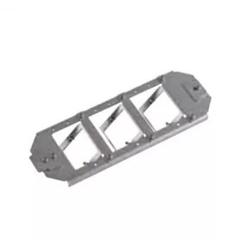 Bachmann Rahmen für Anschlüsse - Stahl - 3-fach