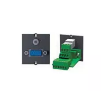 Bachmann Modular Faceplate Snap-In - HD-15 VGA Kupplung Schwarz