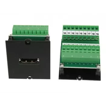 Bachmann Custom Module - Modular Faceplate Snap-In, Schwarz