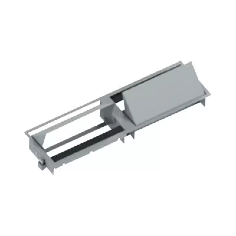 Bachmann CONI DUO Short Einbau-Steckdosenleiste mit 2 Schuko-Steckdosen und 2 Modulplätzen, Schwarz