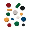 FRANKEN Magnet 13mm Weiß Haftkraft 100g 10 Stück/Pack