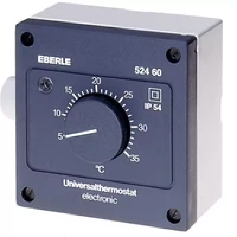 Eberle Controls AZT-A 524 510 Raumthermostat - Schwarz - IP54 - 5-35°C - 230V AC