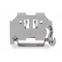 WAGO 249-116 Schraubenloser Endanschlag, 6 mm, für 35 x 15 DIN-Schiene, Grau