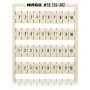 WAGO 209-502 Markierungsstreifen - Weiß - 5 mm Raster - 10 Markierer