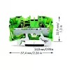 WAGO 2006-1207 2-Leiter-Erdungsklemme, 6 mm²