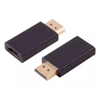 S CONN DisplayPort 1.4 auf HDMI Adapter 4K 60Hz Schwarz