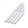 Phoenix Contact Terminal Block Markers - 10 Stück - Weiß - 10 mm - 2,2 kg