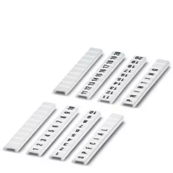 Phoenix Contact Terminal Block Markers - Weiß - 4 mm - 10 Stück (0808626:0011)