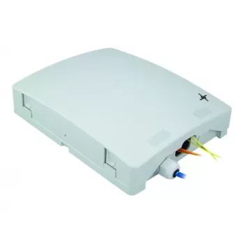 Telegärtner ODB54 Fiber Optic Splice Box Gehäuse, IP54, Wandmontage, Lichtgrau (RAL 7035)