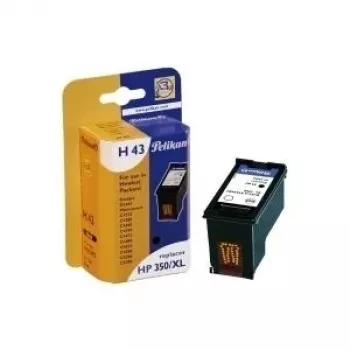 Pelikan wiederaufbereitete Tintenpatrone für HP 350XL (CB336EE), Schwarz