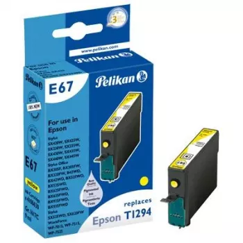Pelikan Kompatible Tintenpatrone für Epson T1294 Gelb (11,3 ml, 500 Seiten) - 1021430680