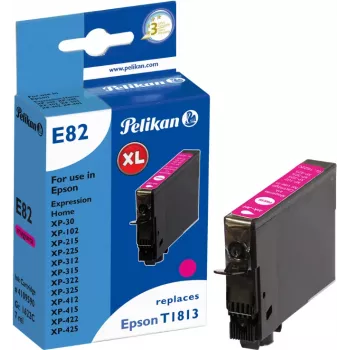 Pelikan Kompatible Tintenpatrone für Epson T1813 Magenta (4,5 ml, 180 Seiten) - 1021430728