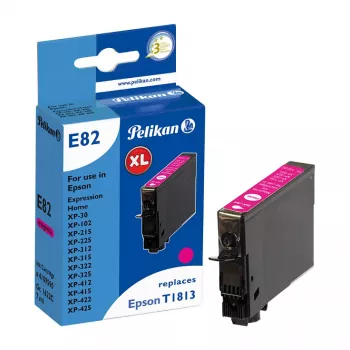 Pelikan Kompatible Tintenpatrone für Epson T1813 Magenta (4,5 ml, 180 Seiten) - 1021430728