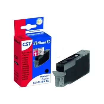 Pelikan Tintenpatrone für Canon CLI-551BK XL Schwarz High Yield Kompatibel