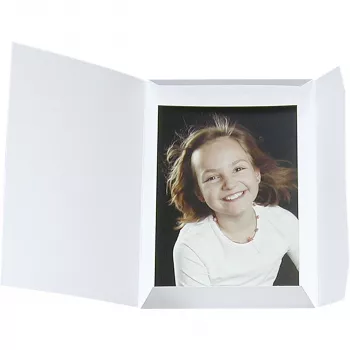 DAIBER Sprint-Line Portrait Folder 20x30 cm Weiß (25er-Pack)
