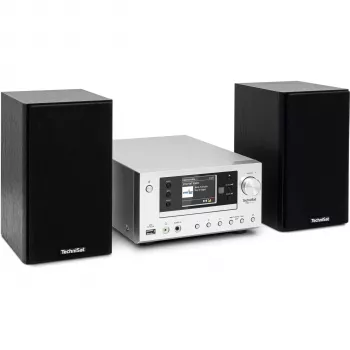 TechniSat Viola 710 CD IR Internetradio mit DAB+, FM, CD-Player, Bluetooth, WLAN, Schwarz