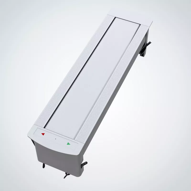 Kindermann CablePort Turn Tisch-Einbau-Dose mit 2 Schuko-Steckdosen, 2 RJ45 CAT6, 2 HDMI, 1 USB-A 3.0, 360°-Drehung, Silber/Schwarz