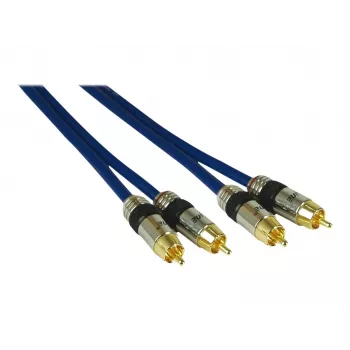 Kindermann Audiokabel RCA Stecker auf RCA Stecker