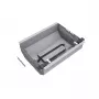 Kindermann Flush Protective Cover for CablePort Standard Box - Silver Anodized Aluminum