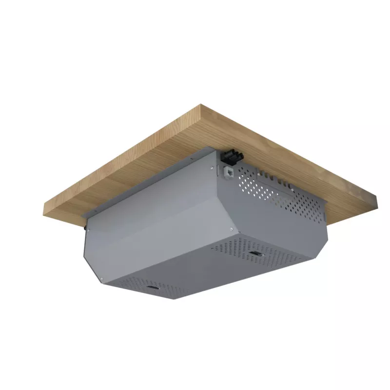 Kindermann Flush Protective Cover for CablePort Standard Box - Silver Anodized Aluminum