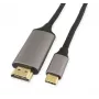 KINDERMANN USB-C auf HDMI Adapterkabel, 5 m, Schwarz (WLZ-4423 L=5m)