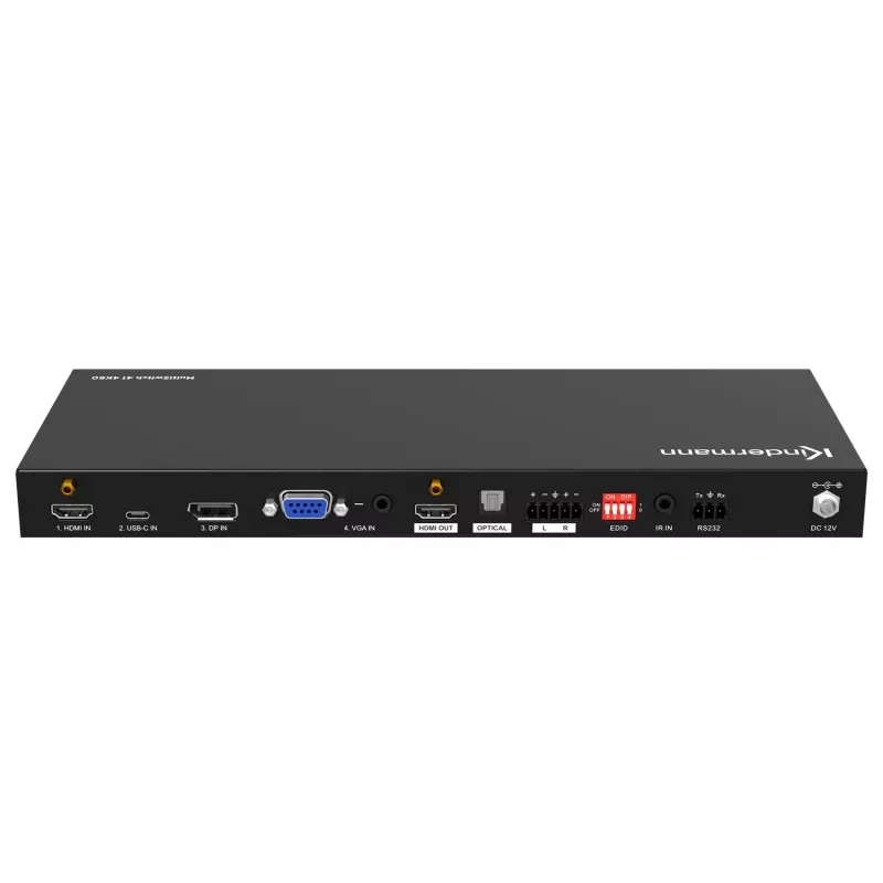 Kindermann MultiSwitch 41 4K60 HDMI Switch 4x1